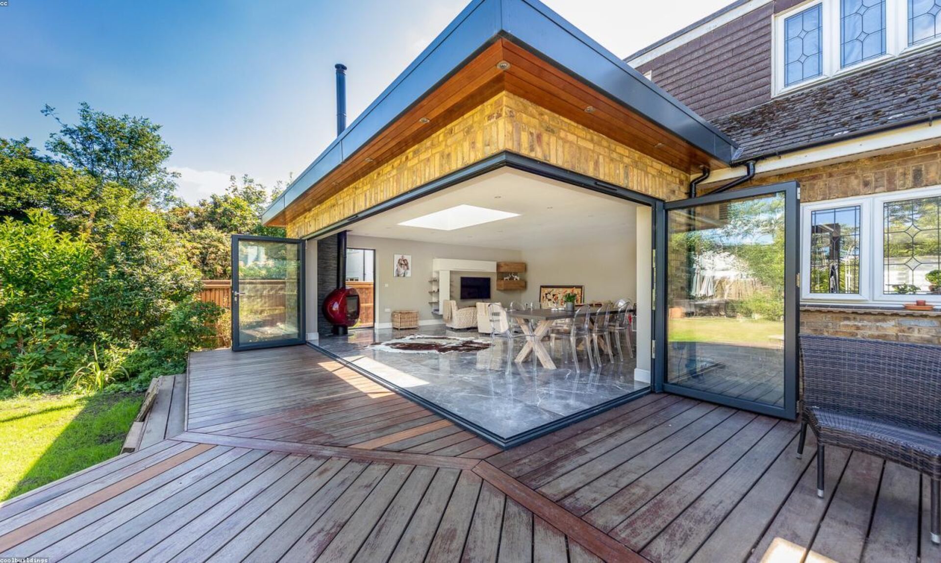 A renovated living room